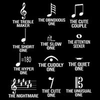 Musical Notes Symbol Humor Funny Impact Tech Backpack