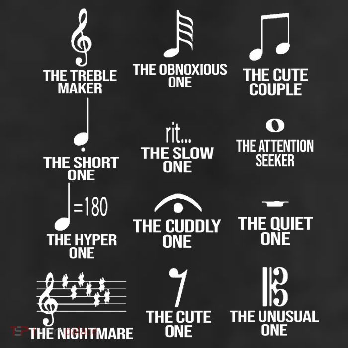Musical Notes Symbol Humor Funny Beanie