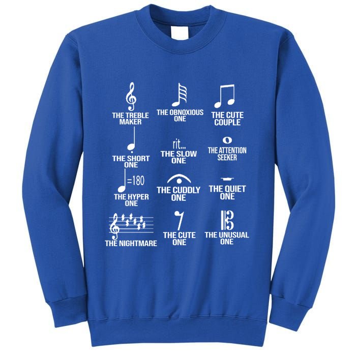 Musical Notes Symbol Humor Funny Sweatshirt
