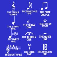 Musical Notes Symbol Humor Funny Tie-Dye T-Shirt