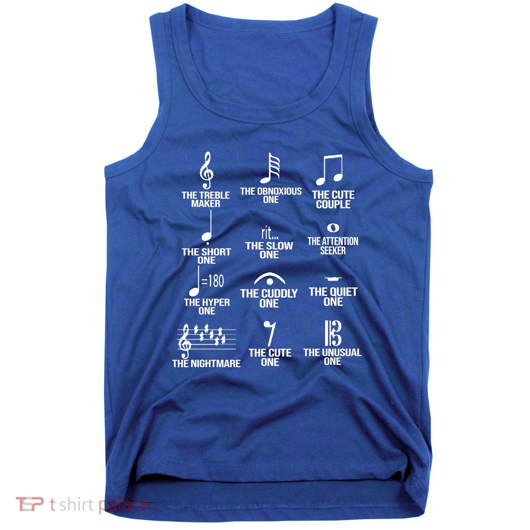Musical Notes Symbol Humor Funny Tank Top