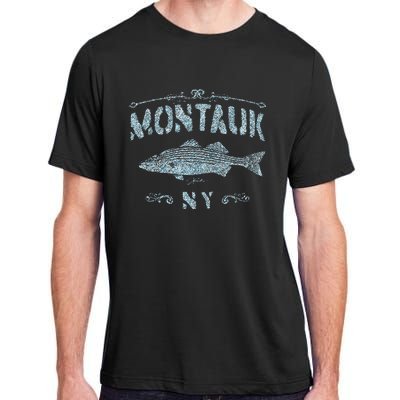 Montauk Ny Striped Bass Adult ChromaSoft Performance T-Shirt