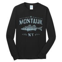 Montauk Ny Striped Bass Tall Long Sleeve T-Shirt