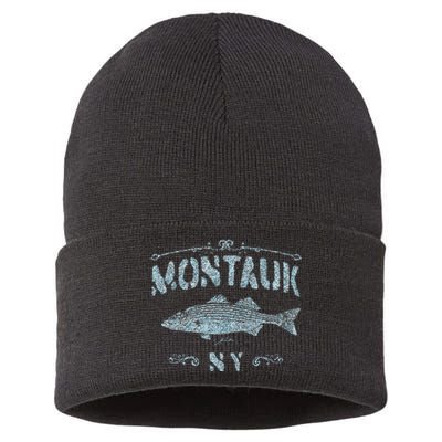 Montauk Ny Striped Bass Sustainable Knit Beanie