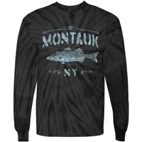 Montauk Ny Striped Bass Tie-Dye Long Sleeve Shirt