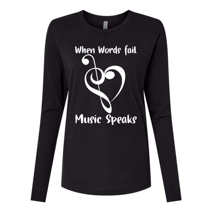 Musical Notes Symbol Gift For Musicians Loves Music Bb Life Womens Cotton Relaxed Long Sleeve T-Shirt