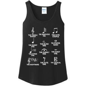 Musical Notes Symbol Definition Humor Ladies Essential Tank