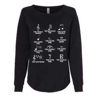 Musical Notes Symbol Definition Humor Womens California Wash Sweatshirt