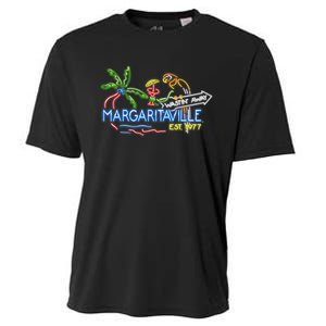 Margaritaville Neon Sign Cooling Performance Crew T-Shirt