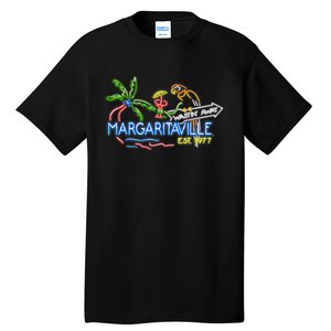 Margaritaville Neon Sign Tall T-Shirt