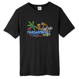 Margaritaville Neon Sign Tall Fusion ChromaSoft Performance T-Shirt