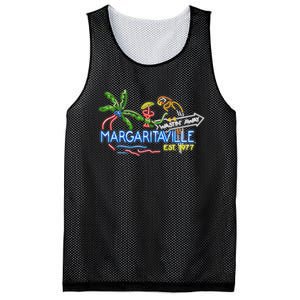 Margaritaville Neon Sign Mesh Reversible Basketball Jersey Tank