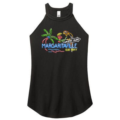 Margaritaville Neon Sign Women’s Perfect Tri Rocker Tank