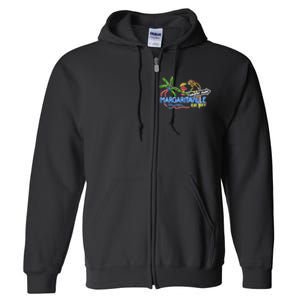 Margaritaville Neon Sign Full Zip Hoodie