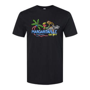 Margaritaville Neon Sign Softstyle CVC T-Shirt