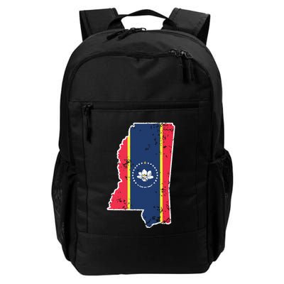 Mississippi New State Flag Weathered Design Southerner Backpack