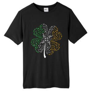 Music Note Shamrock -Music Lover St Patrick's Day Irish Flag Tall Fusion ChromaSoft Performance T-Shirt