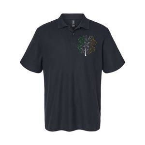 Music Note Shamrock -Music Lover St Patrick's Day Irish Flag Softstyle Adult Sport Polo