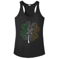 Music Note Shamrock -Music Lover St Patrick's Day Irish Flag Ladies PosiCharge Competitor Racerback Tank