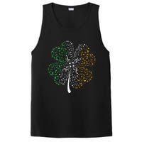 Music Note Shamrock -Music Lover St Patrick's Day Irish Flag PosiCharge Competitor Tank