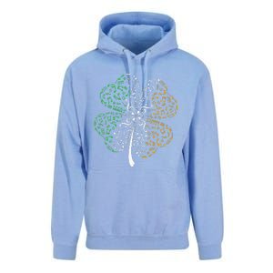 Music Note Shamrock -Music Lover St Patrick's Day Irish Flag Unisex Surf Hoodie