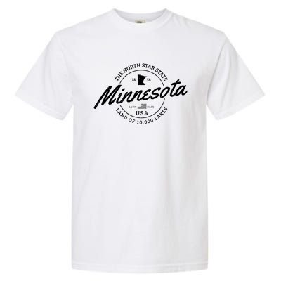 Minnesota North Star State Souvenir 10000 Lakes Gift Garment-Dyed Heavyweight T-Shirt