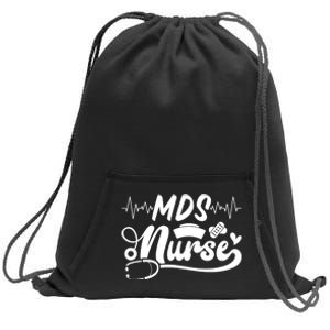 Mds Nurse Stethoscope Nurses Day Sweatshirt Cinch Pack Bag