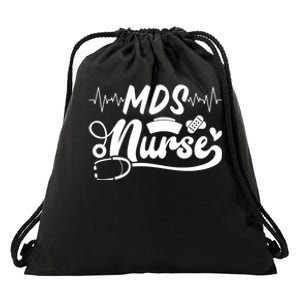 Mds Nurse Stethoscope Nurses Day Drawstring Bag