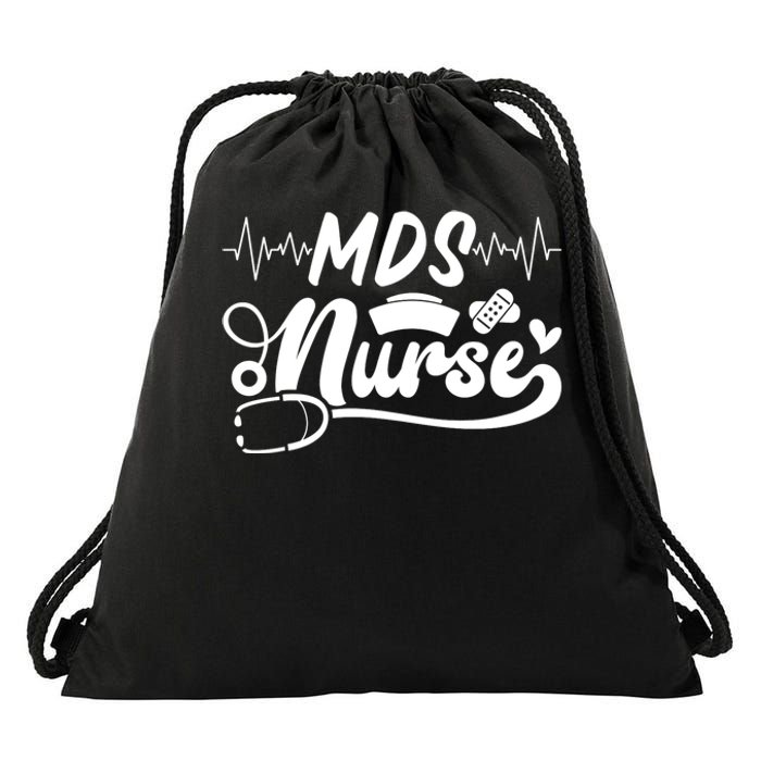 Mds Nurse Stethoscope Nurses Day Drawstring Bag