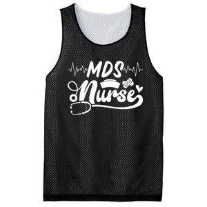 Mds Nurse Stethoscope Nurses Day Mesh Reversible Basketball Jersey Tank