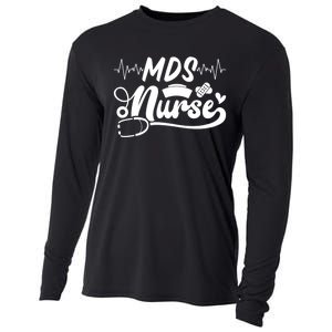 Mds Nurse Stethoscope Nurses Day Cooling Performance Long Sleeve Crew