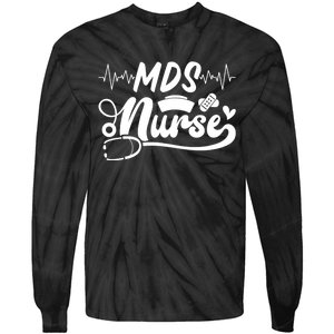 Mds Nurse Stethoscope Nurses Day Tie-Dye Long Sleeve Shirt