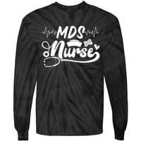 Mds Nurse Stethoscope Nurses Day Tie-Dye Long Sleeve Shirt