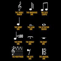 Musical Notes Symbol Definition Humor Musician Backpack