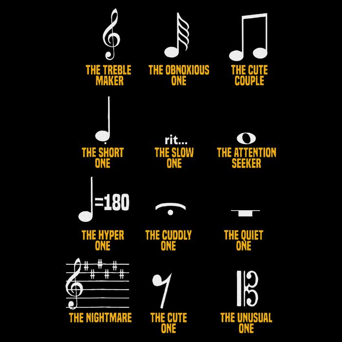 Musical Notes Symbol Definition Humor Musician Backpack