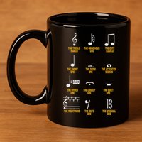 Musical Notes Symbol Definition Humor Musician 11oz C Handle Ceramic Mug