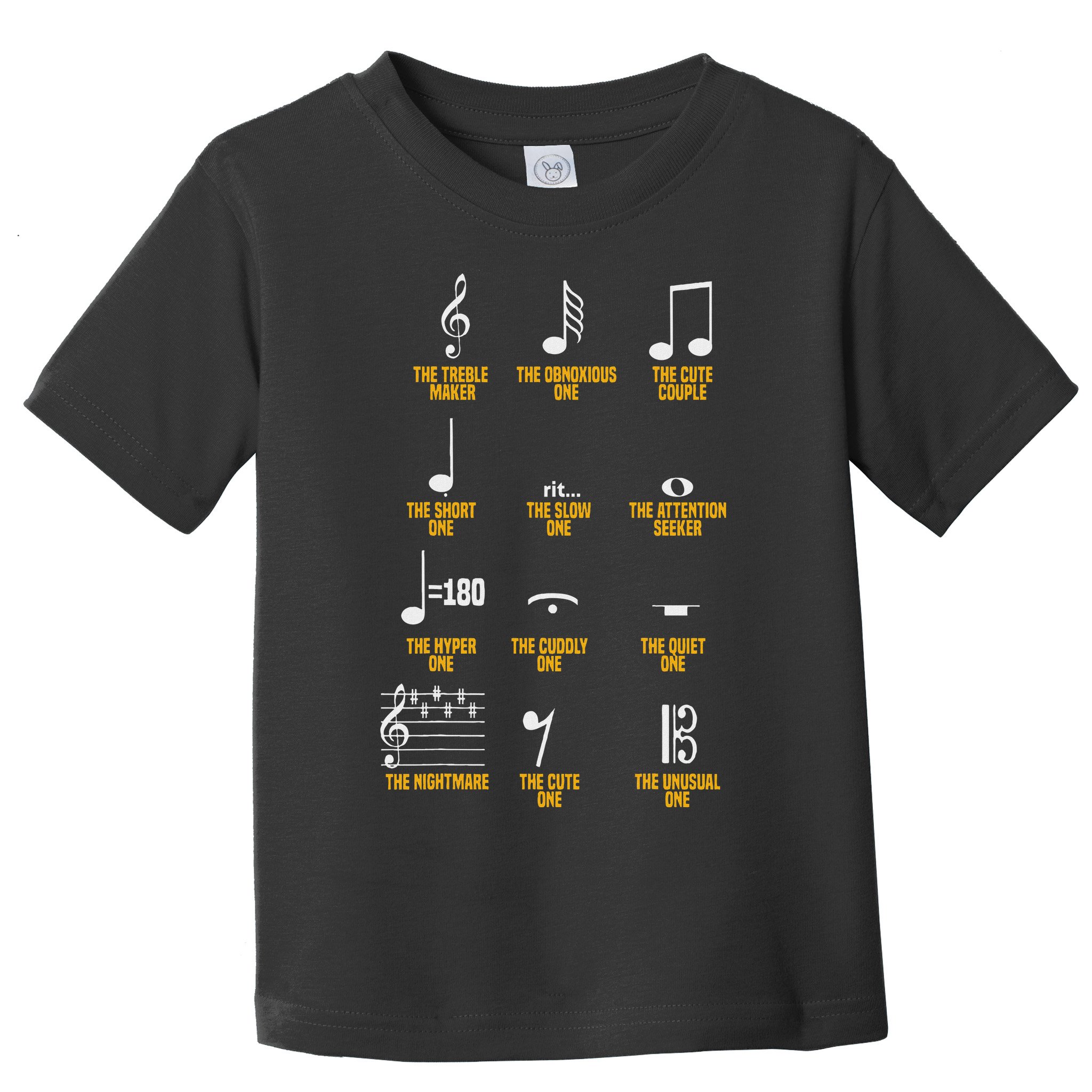 Musical Notes Symbol Definition Humor Musician Toddler T-Shirt