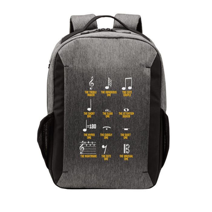 Musical Notes Symbol Definition Humor Musician Vector Backpack
