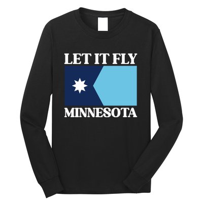 Minnesotas New State Flag Long Sleeve Shirt