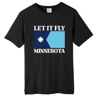 Minnesotas New State Flag Tall Fusion ChromaSoft Performance T-Shirt