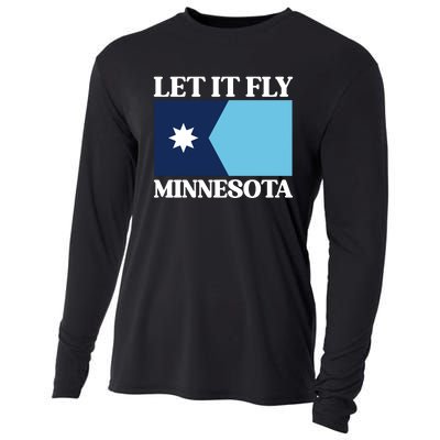 Minnesotas New State Flag Cooling Performance Long Sleeve Crew