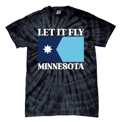 Minnesotas New State Flag Tie-Dye T-Shirt