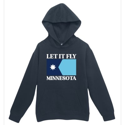 Minnesotas New State Flag Urban Pullover Hoodie