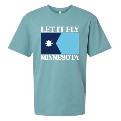 Minnesotas New State Flag Sueded Cloud Jersey T-Shirt