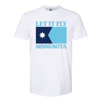 Minnesotas New State Flag Softstyle CVC T-Shirt