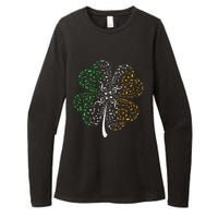 Music Note Shamrock Music Lover St Patrick's Day Womens CVC Long Sleeve Shirt