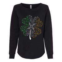 Music Note Shamrock Music Lover St Patrick's Day Womens California Wash Sweatshirt