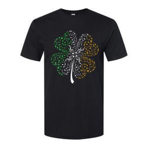 Music Note Shamrock Music Lover St Patrick's Day Softstyle CVC T-Shirt