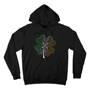 Music Note Shamrock Music Lover St Patrick's Day Irish Flag Hoodie