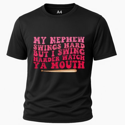 My Nephew Swings Hard But I Swing Cooling Performance Crew T-Shirt